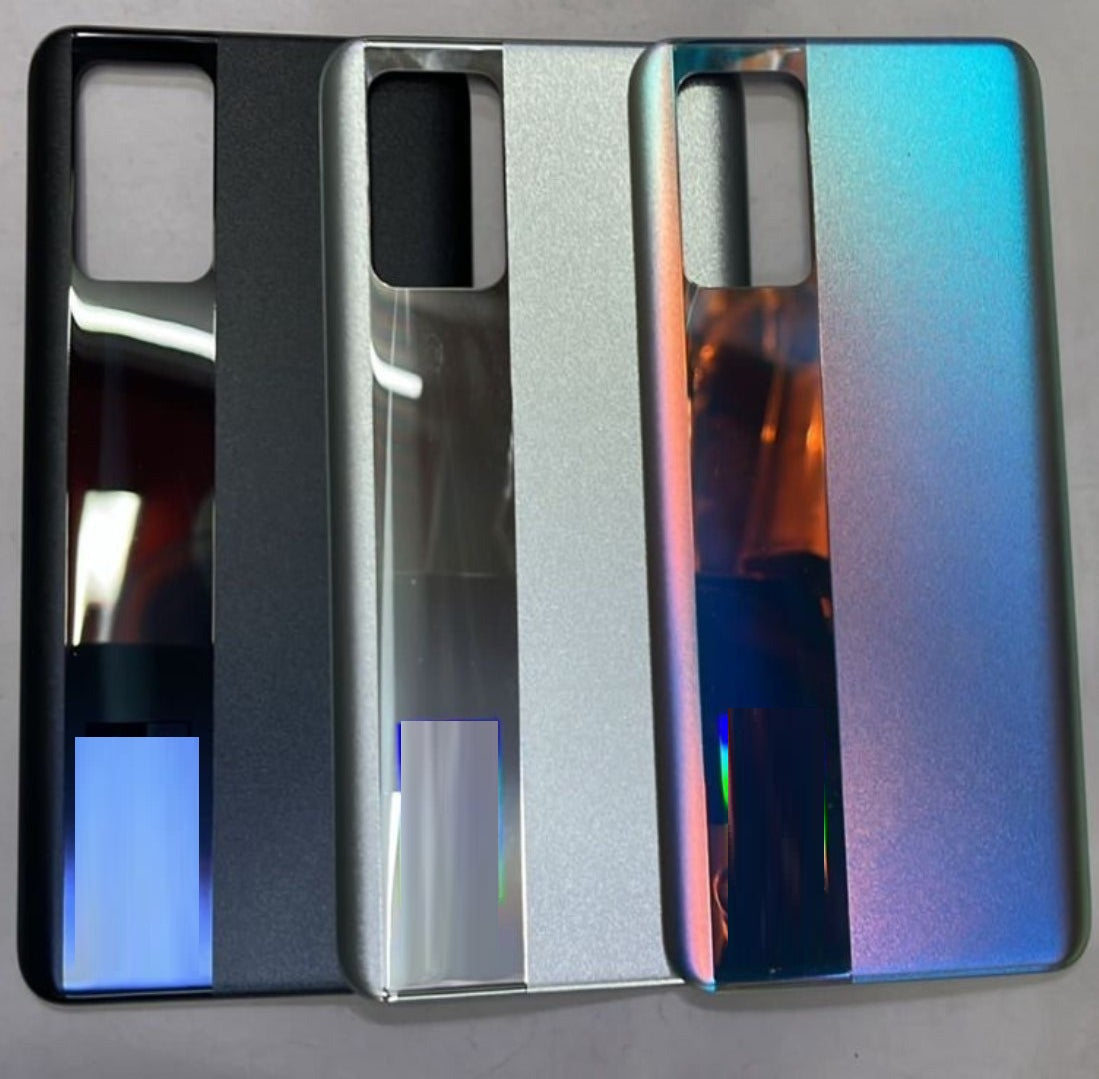 Mozomart Back Panel Glass for Realme X7 Max 5G : Blue Mozomart Back Panel Glass for Realme X7 Max 5G : Blue